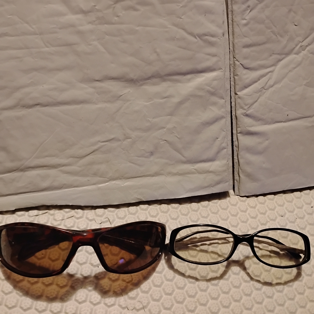 vintage Panama Jack Black and Brown Sunglasses And Vintage Hugo Boss Frame